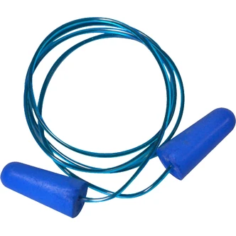 Maxisafe Detectable Corded Earplug with Detectable Cord, box 100 pairs