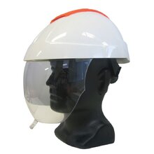 E-Man 4000 Helmet with clear visor and chinstrap