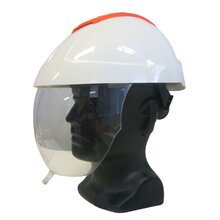 E-Man 4000 Helmet with clear visor and chinstrap