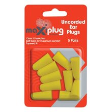 Maxisafe Uncorded Earplugs - blister of 5 pairs