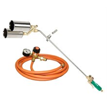 PERKEO LPG SCORCHER HEATING DUEL TORCH KIT 6M HOSE WEED BURNER GERMAN MADE HARRIS