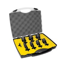 Fine Tooth Cordless Hole Saw 8 Piece Set 19,22,25,29,32,25 & 38mm plus spare pilot drill and hex key
