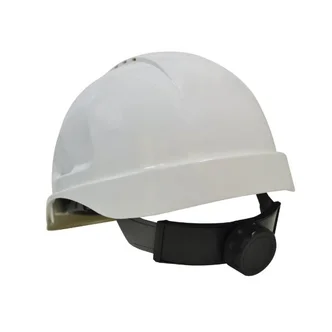 Maxiguard Black Vented Hard Hat, ratchet harness