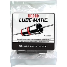 Lubematic pads treated black (Pkt 6)