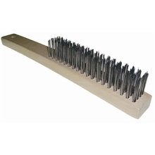 Wire Brush 4 Row Steel  Wooden