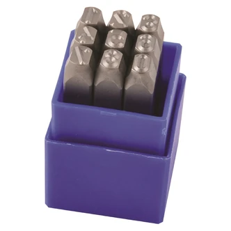 NUMBER STAMP SET 10MM 9PC
