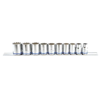 SOCKET RAIL 3/8D 10P-MET (MP)