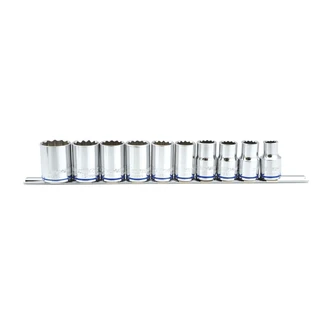 SOCKET RAIL 1/2D 10P-MET (MP)