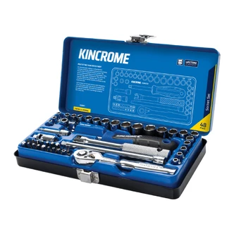 SKT SET 48PC 1/4 DR MET/IMP