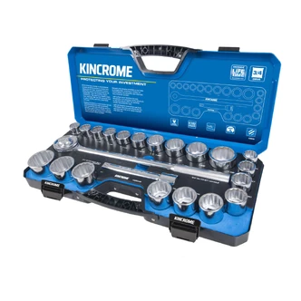 SOCKET SET 3/4 DRV 22P MET/AF