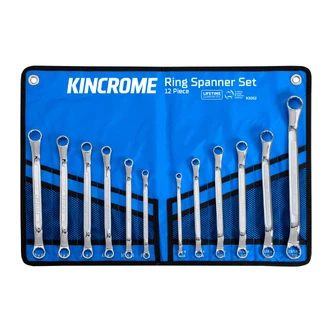 12P D/RING SPANNER SET MET/IMP