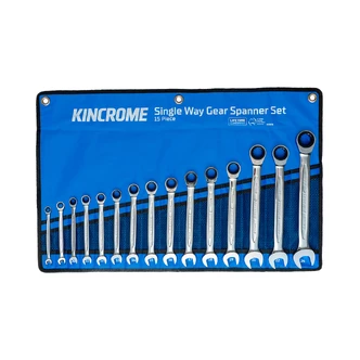 15PCE S/WAY GEAR SPANNER-MET