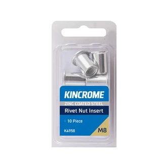 RIVNUT ZINC STEEL M8 10 PIECE