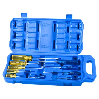 SCREWDRIVER SET ACETATE 10PC