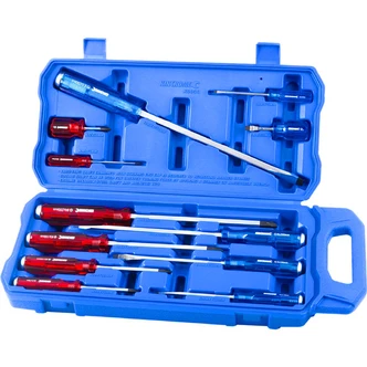 SCREWDRIVER SET THRU TANG 12PC