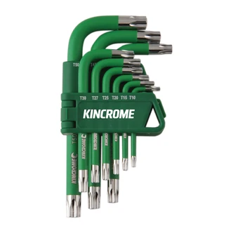 KEY WRENCH SET 9PC TORX SHORT