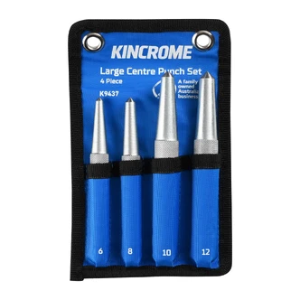 CENTRE PUNCH SET LARGE 4 PIECE