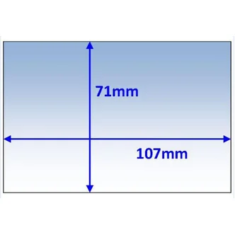 Lens Clear Inner 107x71mm Suit Jackson WH70 Pk10 Weldclasss