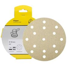 KLINGSPOR VELCRO DISC 150MM 60G PS33 15 HOLE (Box 100)