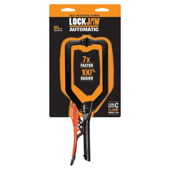CLAMP LOCKING 290MM C-CLAMP SWIVEL JAW GEN2 LOCKJAW