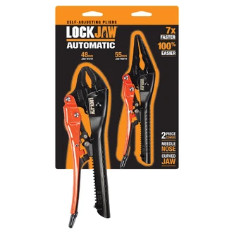 PLIER SET SELF ADJ 250MM CURVED & 200MM NEEDLE