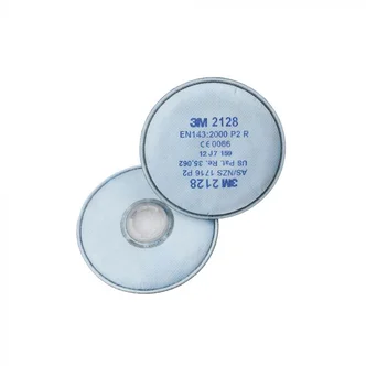 3M™ Particulate Filter 2128, GP2, with Nuisance Level Organic Vapour/Acid Gas Relief
