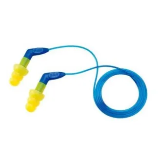 Stem Corded Earplugs in Polybag Class 4 SLC80 22dB (100 Pairs)