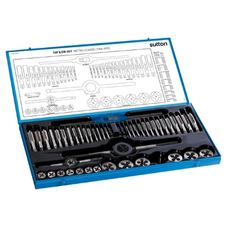 TAP & DIE M500 SET 47Pce METRIC/METRIC FINE TCA