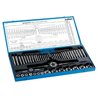 TAP & DIE M500 SET 52Pce BSW/METRIC TCA