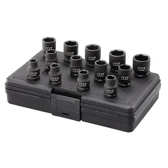 M7 IMPACT SOCKET SET, 1/2" DRIVE, 13 PCE, 7/16" - 1-1/4"