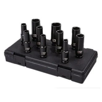 M7 IMPACT DEEP SOCKET SET, 1/2" DRIVE, 10PCE, 10 - 27MM