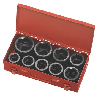 M7 IMPACT SOCKET SET, 1" DRIVE, 9PCE, 1" - 2"