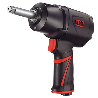 M7 IMPACT WRENCH WITH 2" ANVIL, MAGNESIUM COMPOSITE, PISTOL STYLE, 1/2" DR, 1,200 FT/LB