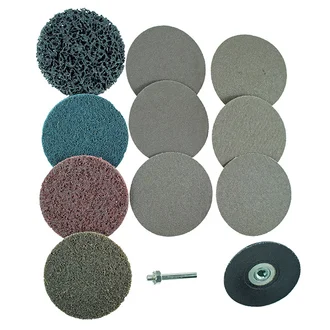 M7 3" SURFACE SANDING DISC KIT (12 PCS) SLIDE BLISTERS PACK