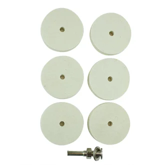 M7 2" FELT PAD CONDITIONING DISC KIT, BLISTER PACK