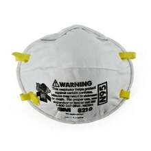 3M™ Cupped Particulate Respirator 8210, P2, 20 ea/Box, 8 Boxes/Case