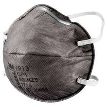 3M™ Cupped Particulate Respirator 9913, GP1 with Nuisance Level* Organic Vapour Relief (BOX OF 15)