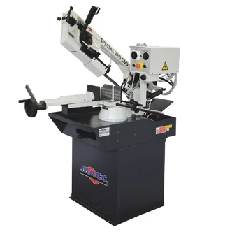 MACC BANDSAW, 220MM CAP, SWIVEL HEAD, RH MITRE, 240V 1PH, HYD DOWNFEED (INC STAND IN SEPARATE BOX)
