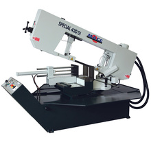 MACC BANDSAW, SEMI AUTO, 390MM CAP, SWIVEL HEAD, DUAL MITRE, 22-73MPM VARIABLE SPEED,415V 3PH