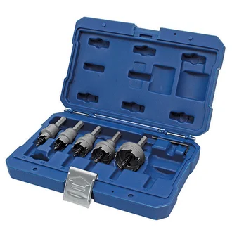 HOLEMAKER 5 PIECE TCT HOLESAW SET, 4.5MM DEPTH, CONTAINS 16, 20, 25, 32 & 40MM DIA.