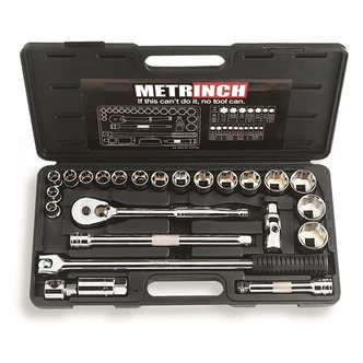 METRINCH 1/2IN DRIVE 24PC SOCKET SET