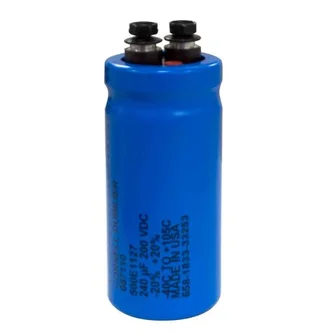 CAPACITOR,ELCTLT 240 UF 200 VDC CAN 1.39 DI