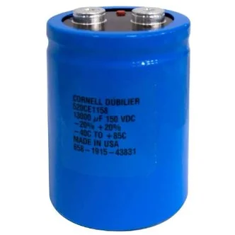 CAPACITOR,ELCTLT 13000 UF 150 VDC CAN 3.00 DIA