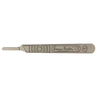 Swann-Morton No.4 Scalpel Handle Nickel Alloy (10 PK)