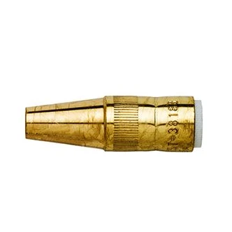 Bernard Centerfire Nozzle Small Brass Tapered 3/8Ó Diameter - 1/8 Recess
