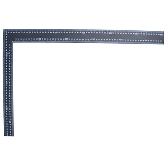 24"/600MM METRIC/IMPERIAL BLACK CARPENTERS SQUARE