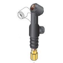 TIG 17 Torch Head Flexi with Valve