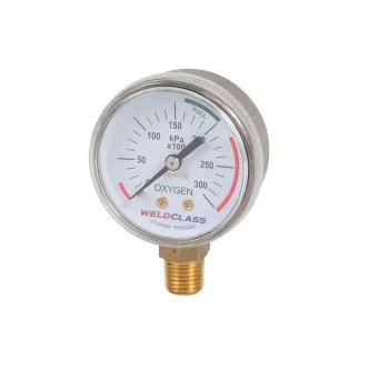 Regulator Gauge Oxygen Low / Delivery Pressure 0-1,600Kpa Weldclass