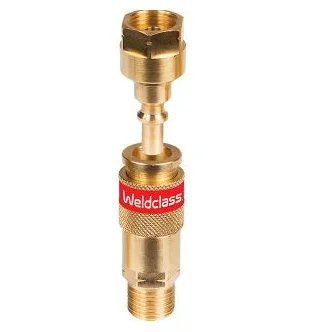 Quick-Coupling Set For Torch Acet/LPG Weldclass
