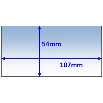 Lens Clear Inner 107x54mm Suit PROMAX 300 Pk5 Weldclass